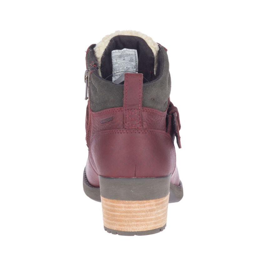 Bottes Merrell Shiloh II Lace Waterproof Bordeaux Femme | J.N.GMPW